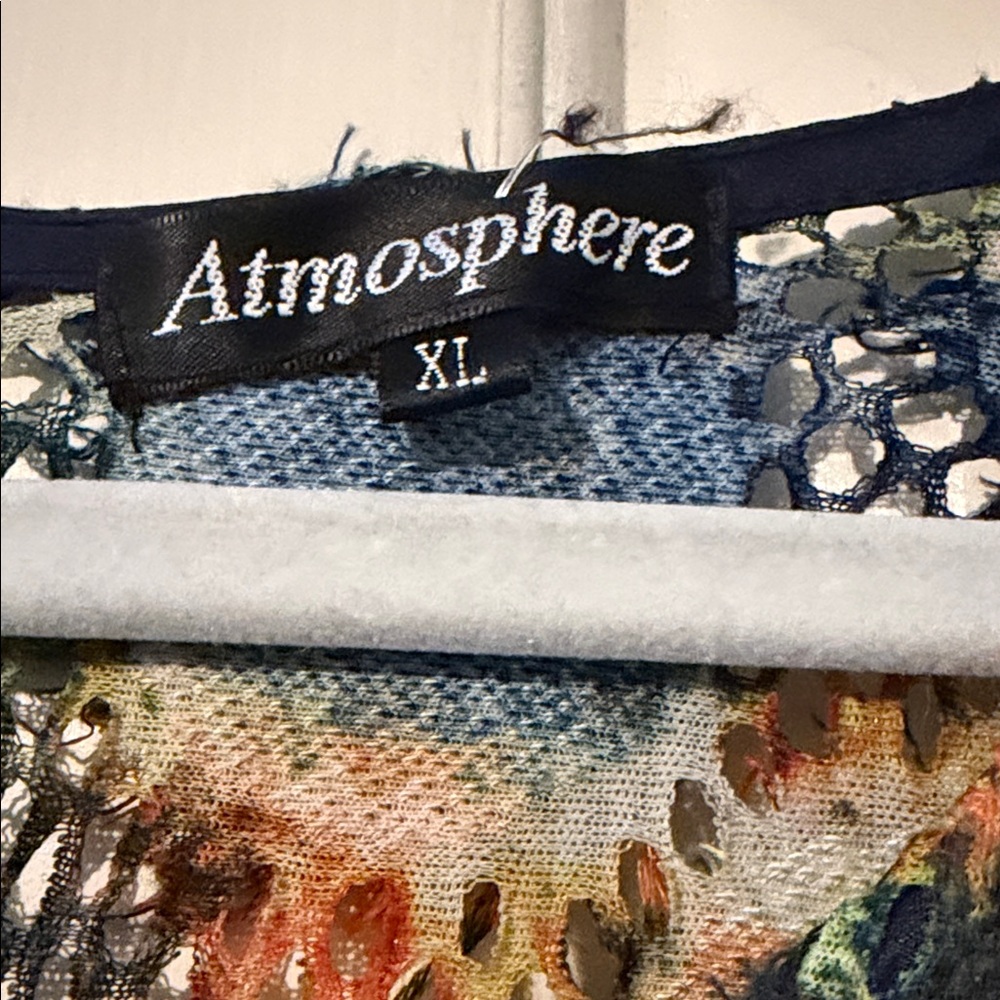 Atmosphere Colorful Textured Women's Blouse - Picture 2 of 3